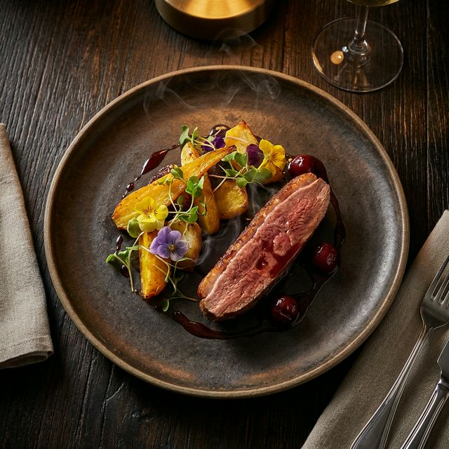 Gourmet food photography