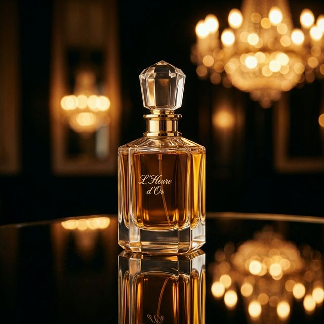Luxury perfume product photography